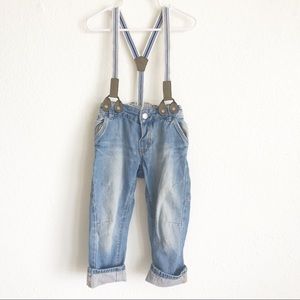 H&M Suspender Jeans
